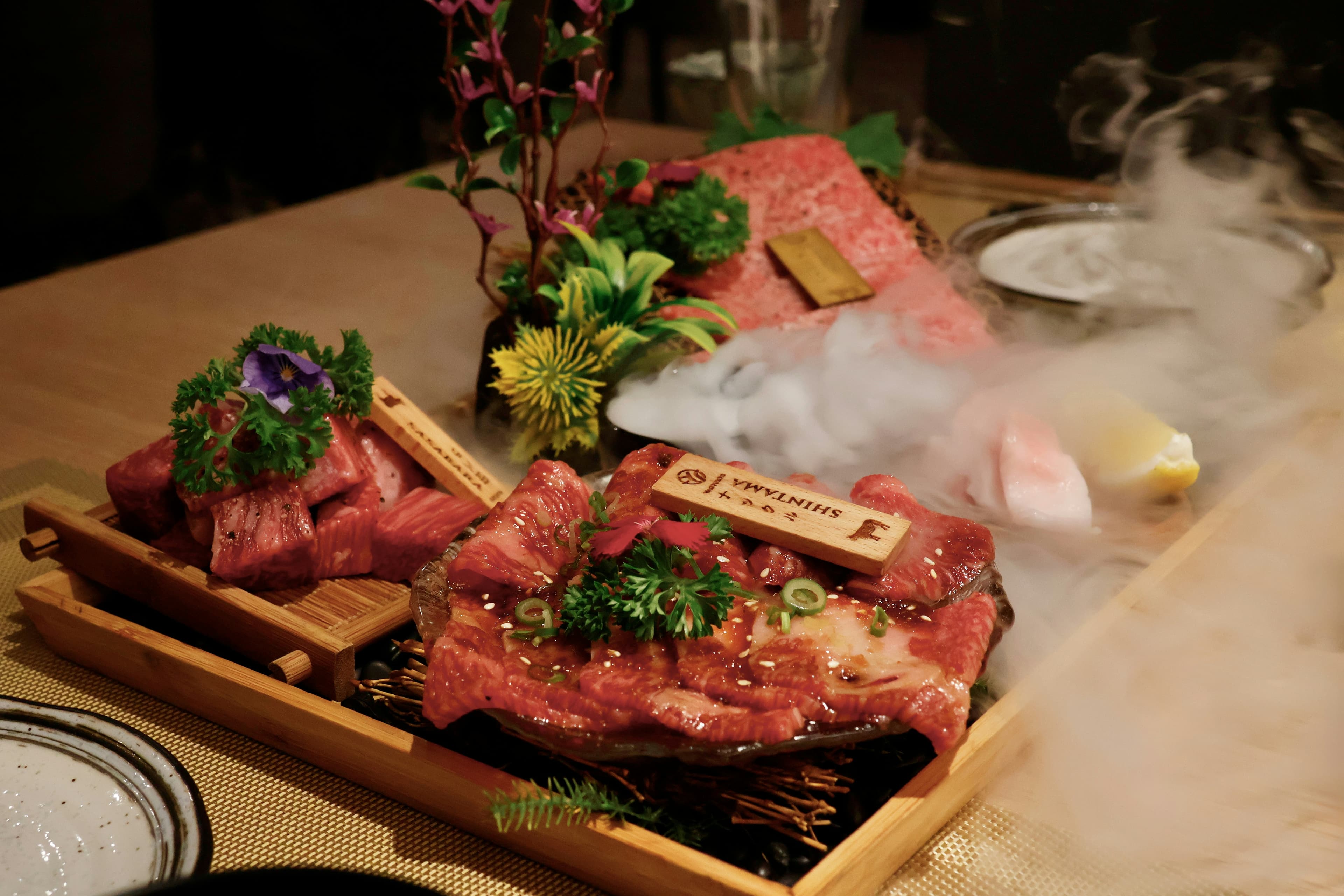 AT THE JAPANESE TABLE — DINING